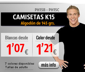 Camisetas Publicitarias K15