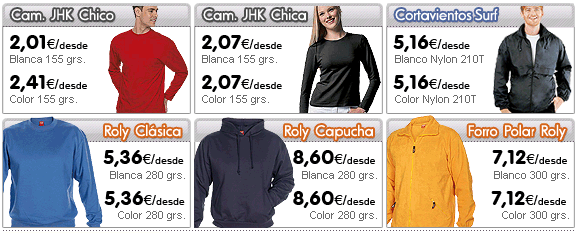 Camisetas Manga Larga, Sudaderas, Cortavientos y Forros Polares