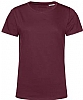 Camiseta Organica Mujer E150 BC - Color Borgoña