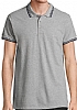 Polo Hombre Pasadena Sols - Color Gris/Azul Marino