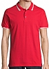 Polo Hombre Pasadena Sols - Color Rojo/Blanco