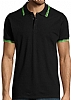 Polo Hombre Pasadena Sols - Color Negro/Tilo