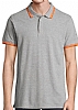 Polo Hombre Pasadena Sols - Color Gris Mezcla/Naranja