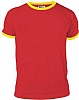Camiseta Bobby Infantil Anbor - Color Rojo / Amarillo