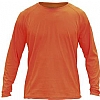 Camiseta Tecnica Manga Larga Match Anbor - Color Naranja Fluor