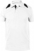 Polo Tecnico Deportivo Point Anbor - Color Blanco / Negro