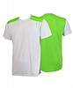 Camiseta Tecnica Vulcano Anbor - Color Blanco/Verde Manzana