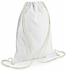 Mochila Cordon Sublimacion BagBase - Color Blanco