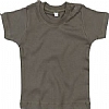 Camiseta Bebe Manga Corta Babybugz - Color Light Olive Organic