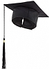 Birrete Infantil Laureato Cifra - Color Negro