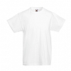 Camiseta Infantil Original Fruit Of The Loom - Color Blanco
