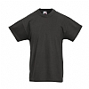 Camiseta Infantil Original Fruit Of The Loom - Color Grafito Claro