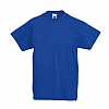 Camiseta Infantil Original Fruit Of The Loom - Color Royal