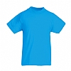 Camiseta Infantil Original Fruit Of The Loom - Color Azure