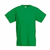 Camiseta Infantil Original Fruit Of The Loom - Color Verde kelly