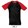 Camiseta Funky Sols - Color Negro/Rojo
