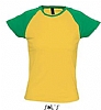 Camiseta Mujer Milky Sols - Color Amarillo/Verde