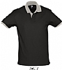 Polo Prince Sols - Color Negro/Gris