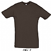 Camiseta Color Serigrafia Digital Escudo - Color Chocolate
