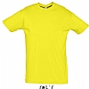 Camiseta Color Serigrafia Digital Escudo - Color Amarillo Limón