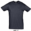 Camiseta Color Serigrafia Digital Escudo - Color Azul Marino