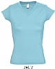 Camiseta Mujer Moon Sols - Color Azul Atolon