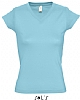 Camiseta Mujer Moon Sols - Color Azul Atolon