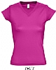 Camiseta Mujer Moon Sols - Color Fucsia