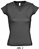 Camiseta Mujer Moon Sols - Color Gris Oscuro
