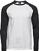 Camiseta Baseball Manga Larga - Color White / Black