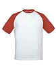 Camiseta Infantil BC Baseball - Color Blanco/Roio