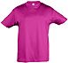 Camiseta Infantil Serigrafia Digital Escudo - Color Fucsia