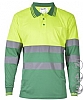 Polo Alta Visibilidad Manga Larga Praga Anbor - Color Amarillo/Verde