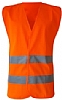 Chaleco Alta Visibilidad Traffic Anbor - Color Naranja Fluor