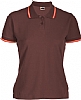 Polo Bandera Espania Mujer Joylu - Color Chocolate