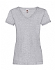 Camiseta Mujer Valueweight Fruit Of The Loom - Color Gris Jaspeado
