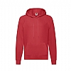 Sudadera Nio Light Weight Capucha Fruit of the Loom - Color Rojo