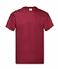 Camiseta Original Color Fruit of the Loom - Color Brick Red