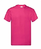 Camiseta Original Color Fruit of the Loom - Color Fuchsia