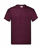 Camiseta Original Color Fruit of the Loom - Color Burgundy