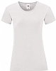 Camiseta Mujer Blanca Iconic Fruit Loom - Color Blanca