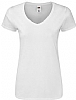 Camiseta Blanca Iconic V-Neck Fruit Loom - Color Blanco