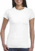 Camiseta Entallada Mujer Gildan - Color White