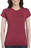 Camiseta Entallada Mujer Gildan - Color Antique Cherry Red