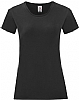 Camiseta Mujer Color Iconic Fruit Loom - Color Negro