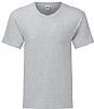Camiseta Color Iconic V-Neck Fruit Loom - Color Gris
