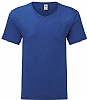 Camiseta Color Iconic V-Neck Fruit Loom - Color Azul