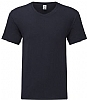 Camiseta Color Iconic V-Neck Fruit Loom - Color Marino Oscuro