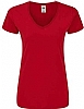 Camiseta Color Iconic V-Neck Makito - Color Rojo
