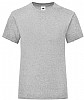Camiseta Infantil Color Iconic Fruit Loom - Color Gris